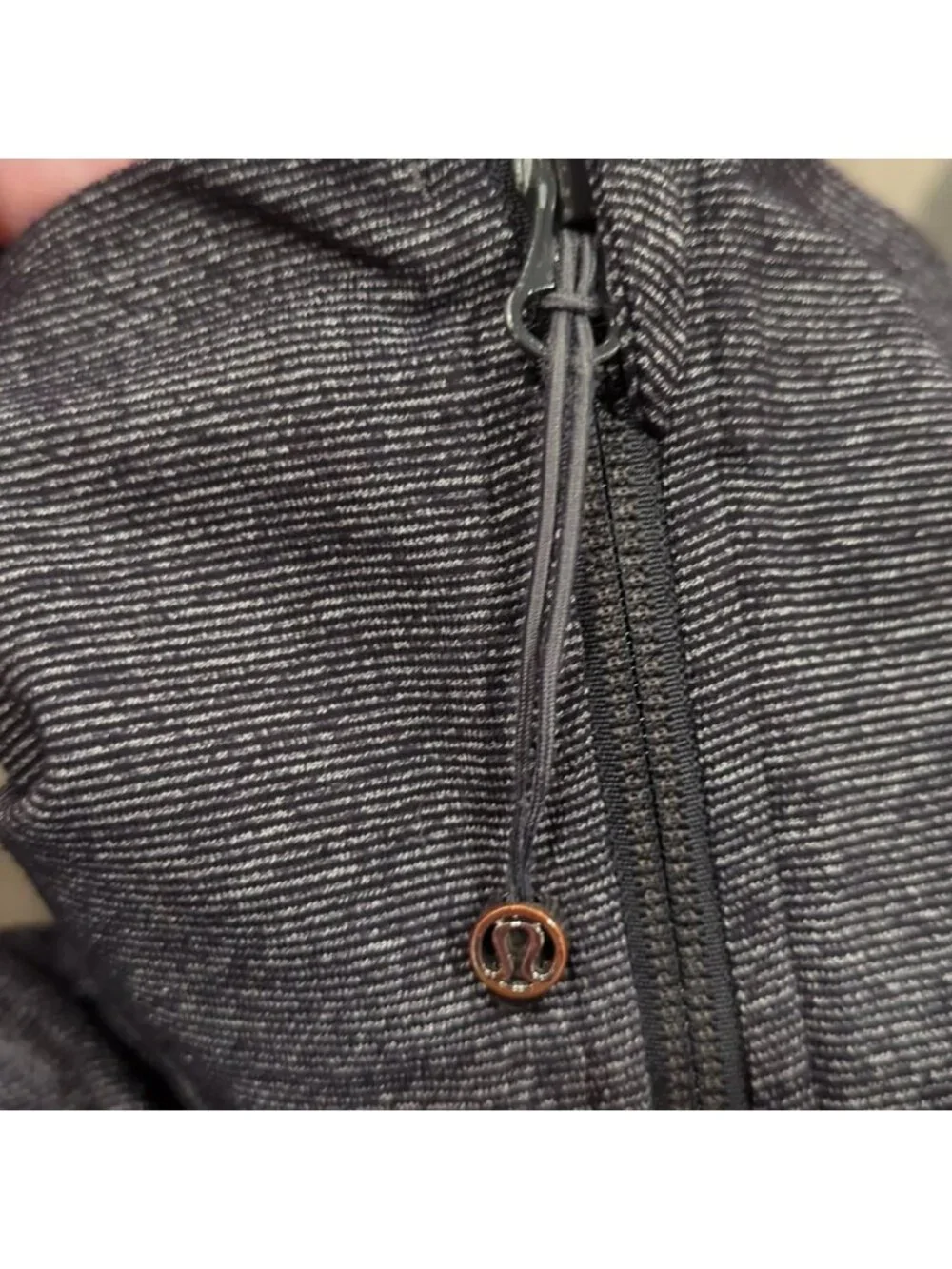 Lululemon In Stride Jacket Coal Wee Stripe / Coal